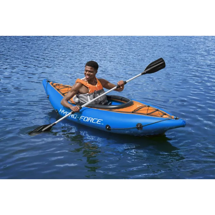 Zbliżenie na wytrzymałą konstrukcję kajaka Hydro-Force Bestway 65115