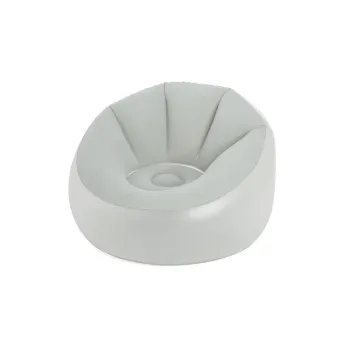 Fotel LED Bestway 75086 w jasnym wnętrzu, gotowy do użytku