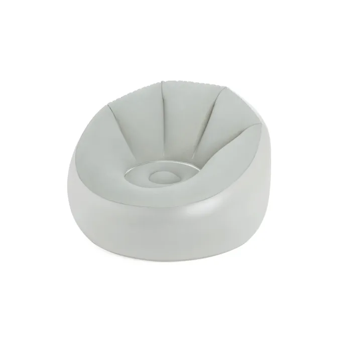 Fotel LED Bestway 75086 w jasnym wnętrzu, gotowy do użytku