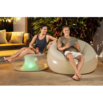 Solidny i wygodny fotel dmuchany Bestway na wieczorny relaks