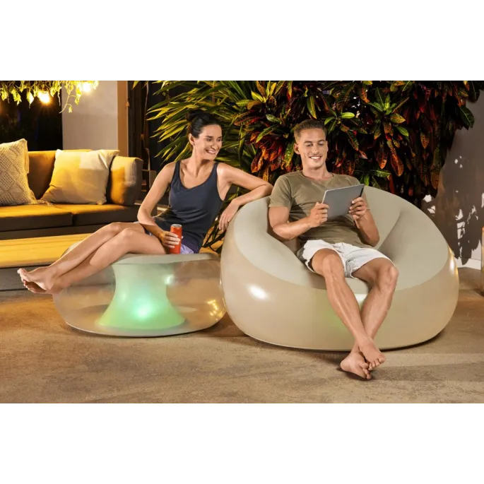 Solidny i wygodny fotel dmuchany Bestway na wieczorny relaks