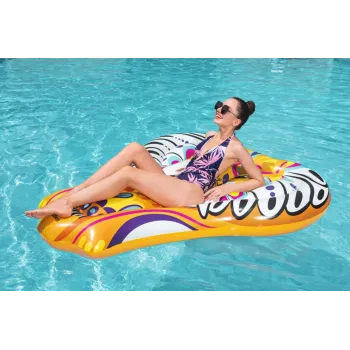 Duży, stabilny materac do pływania dla dorosłych i dzieci