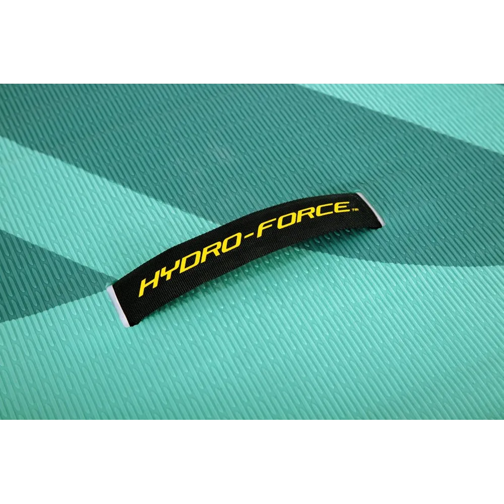 Zestaw: deska, wiosło, pompka i plecak transportowy