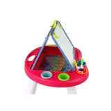 Tablica 2w1 Stolik Kredowa Pisaki Gra Chińczyk Węże