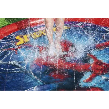 Dmuchany brodzik Spider-man gotowy do szybkiego montażu i zabawy