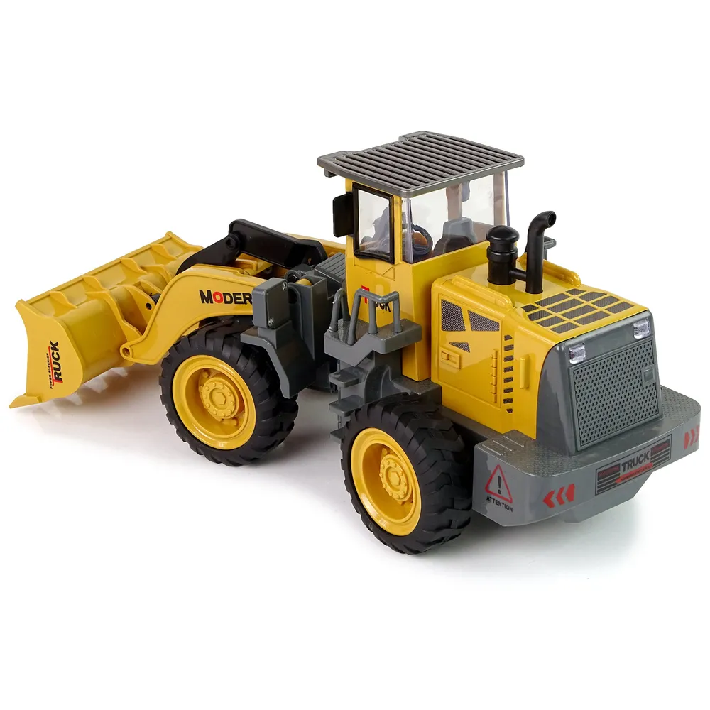 Realistyczna zabawka budowlana R/C z efektami dźwiękowymi i świetlnymi