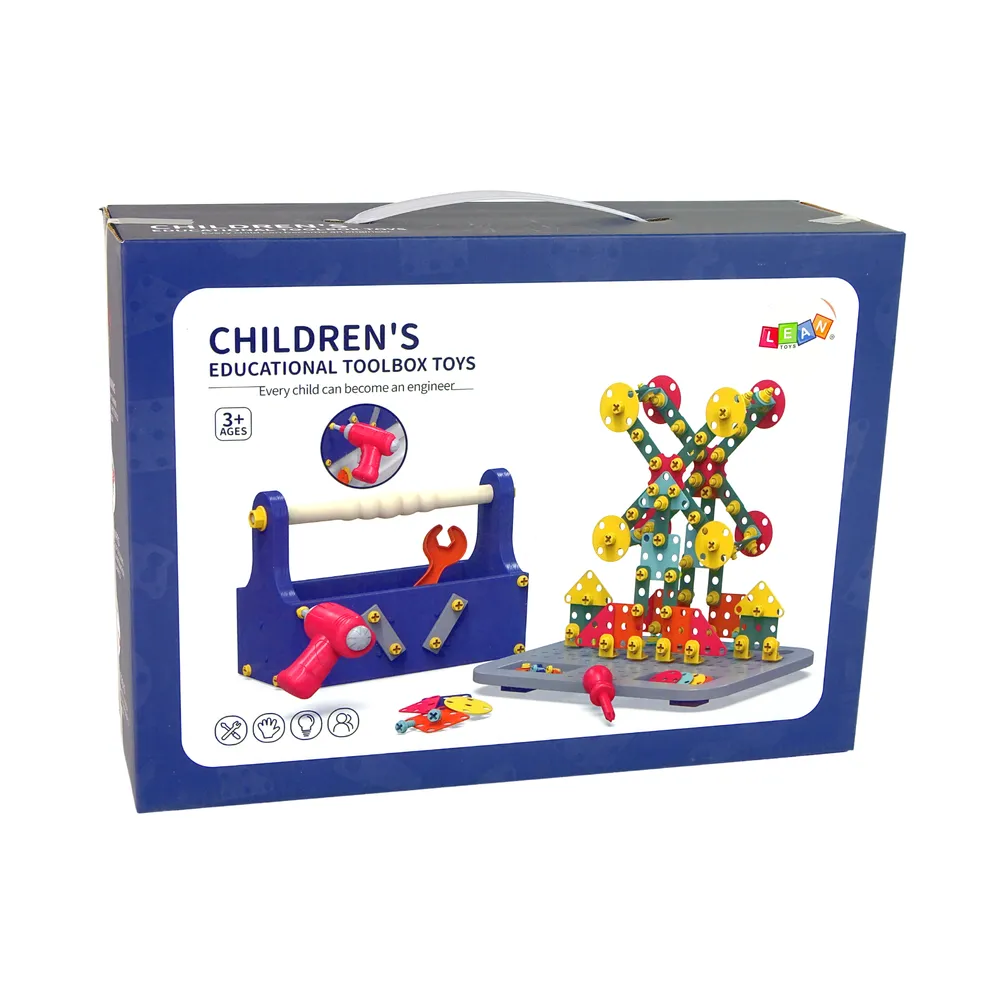 Wkrętarka na baterie w zestawie konstrukcyjnym dla dzieci kreatywnych