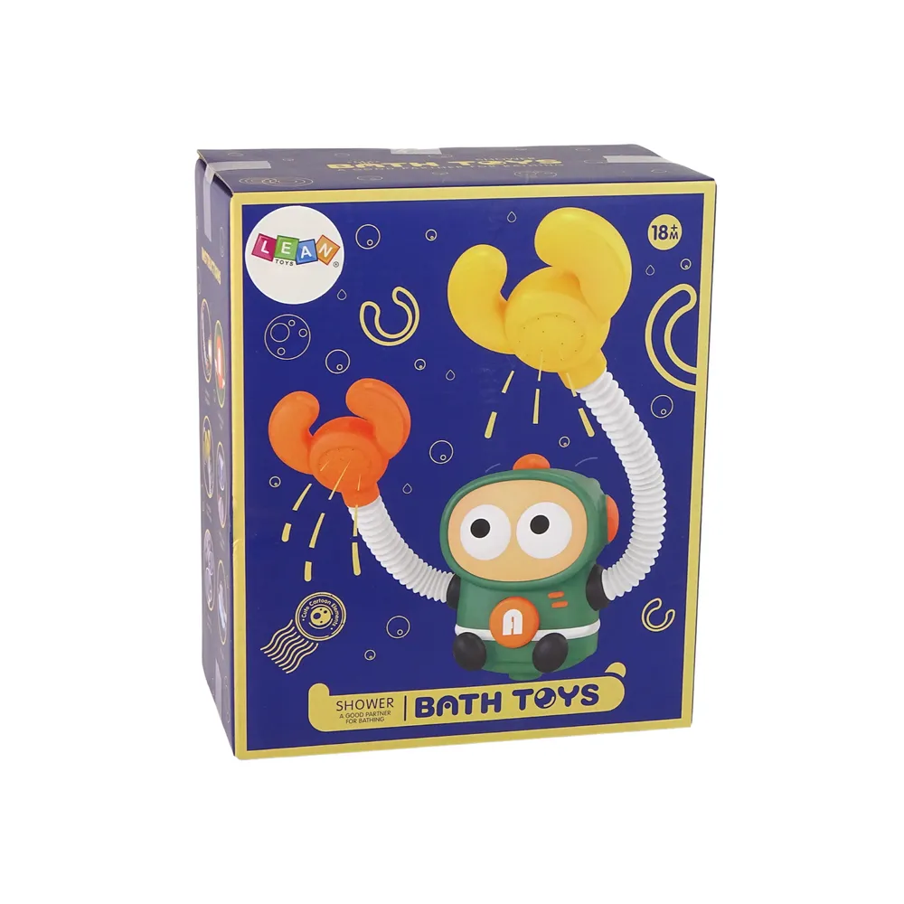 Zabawka prysznicowa krab dla dzieci, idealna do nauki mycia podczas kąpieli