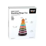 Edukacyjna piramidka do nauki kolorów i rozmiarów dla maluchów