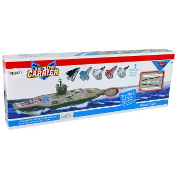 Lotniskowiec interaktywny do zabawy, idealny prezent dla małego fana armii