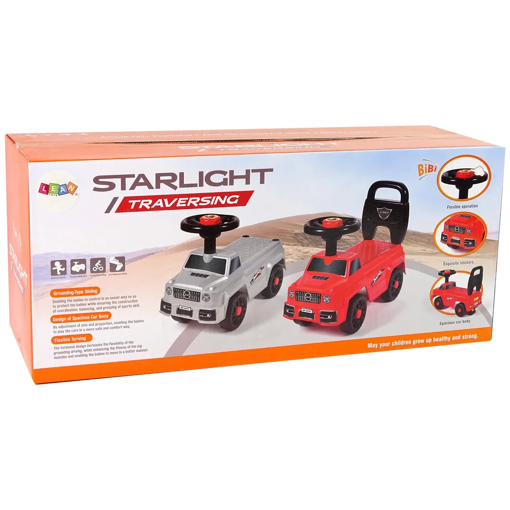 Samochód jeździk dziecięcy od 18 miesięcy, model QX-5500-2 w kolorze srebrnym