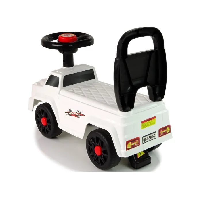 Lekki jeździk dziecięcy z klaksonem i ergonomicznym siedziskiem