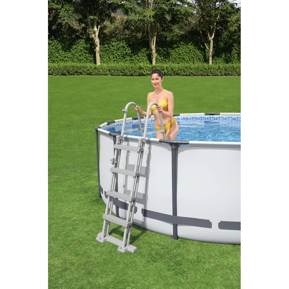 Wydajna pompa filtrująca w komplecie z basenem stelażowym