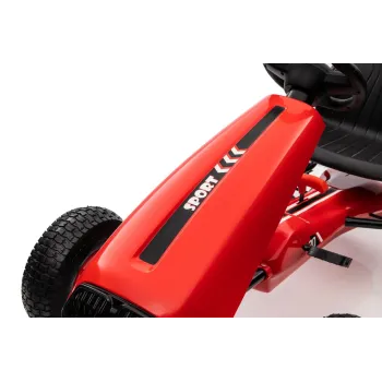 Gokart na Pedały G208 Czerwony
