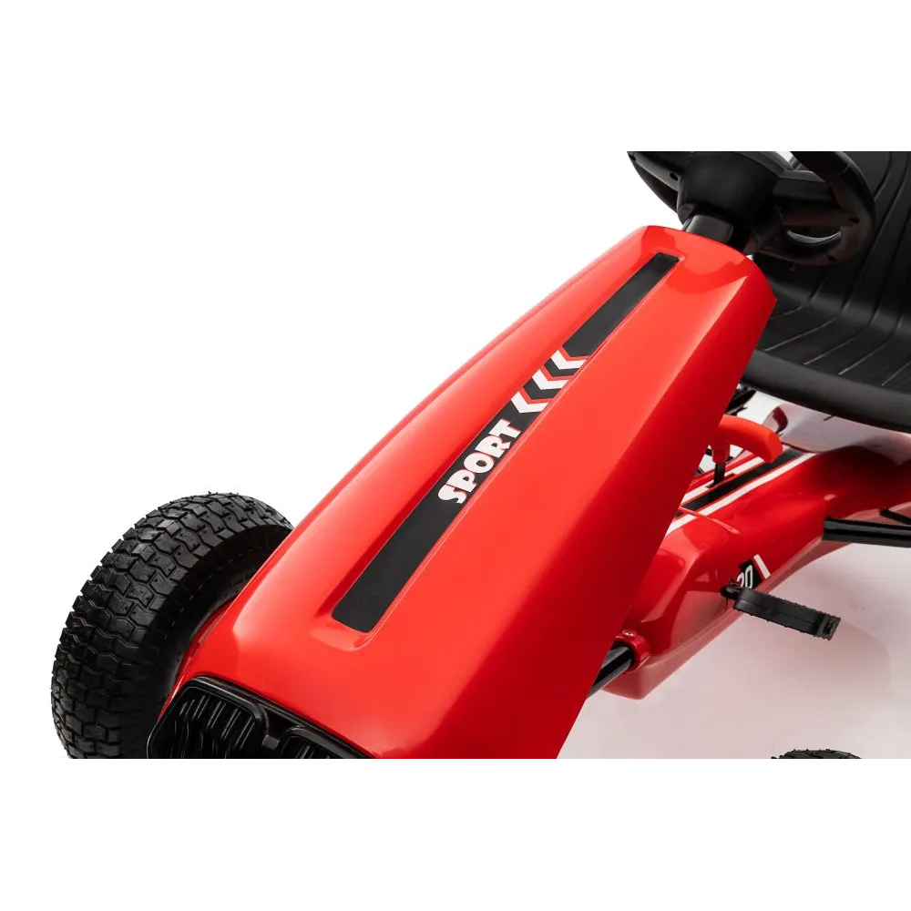 Gokart na Pedały G208 Czerwony