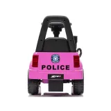 Stabilny jeździk QLS-993 w kolorze różowym z funkcją megafonu do zabawy