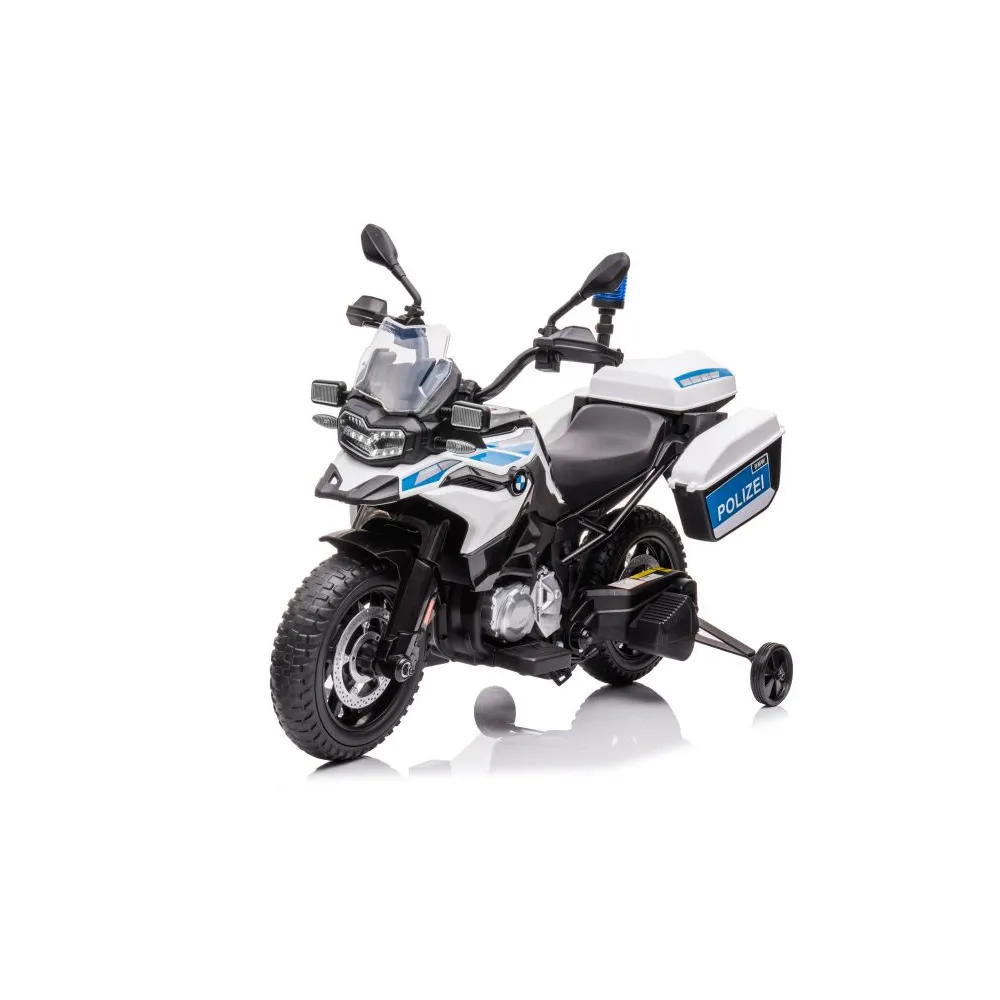 Solidny motocykl akumulatorowy dla najmłodszych miłośników służb mundurowych