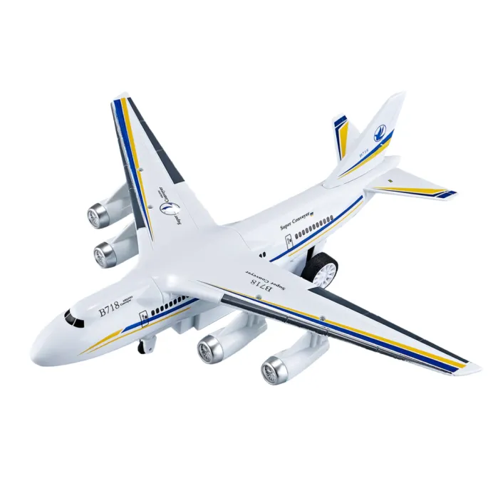 Realistyczna zabawka samolot z efektami świetlnymi i dźwiękowymi