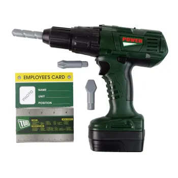 Wiertarka Dla Majsterkowicza Zielona Wiertła Na Baterie