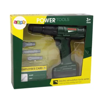 wiertarka na baterie z akcesoriami dla małego majsterkowicza