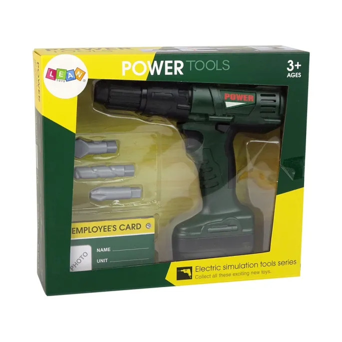 wiertarka na baterie z akcesoriami dla małego majsterkowicza