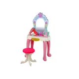 Dziecięca toaletka z podświetlanym lustrem i melodiami