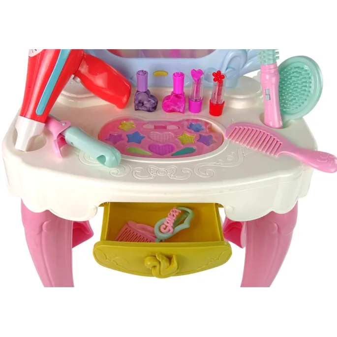 Zestaw Małej Damy z suszarką, szczotką i zabawkowymi kosmetykami