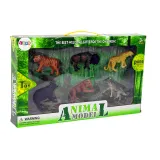 Realistyczne figurki niedźwiedź, tygrys, lwica i inne dzikie zwierzęta