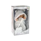 Prezent dla dziewczynki – lalka Słodki Bobas z ruchomymi rękami w kokardzie