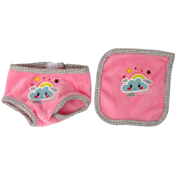 Zbliżenie na realistyczną twarz lalki bobas z zamkniętymi oczami