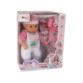 Ruchome elementy lalki bobas w piżamce, gotowe do kreatywnej zabawy