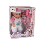 Ruchome elementy lalki bobas w piżamce, gotowe do kreatywnej zabawy