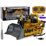 Spychacz zdalnie sterowany 2.4G z ruchomą łyżką podczas pracy