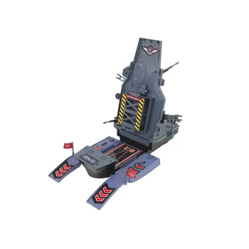 duży lotniskowiec wojskowy dla dzieci z samolotami i pojazdami