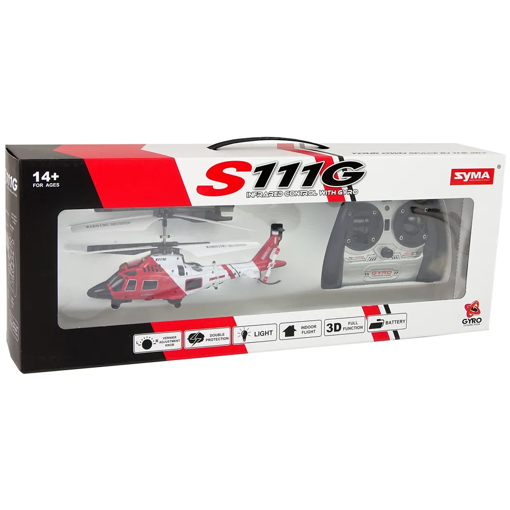 Zestaw startowy do nauki pilotażu z modelem helikoptera SYMA S111G