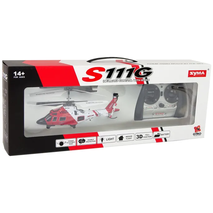 Zestaw startowy do nauki pilotażu z modelem helikoptera SYMA S111G
