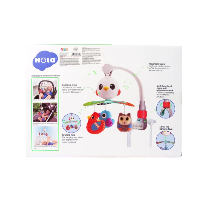 Pluszowe zawieszki w kształcie ptaszków w karuzeli do łóżeczka