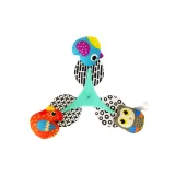 Zestaw karuzeli z kolorowymi ptaszkami do rozwoju zmysłów dziecka