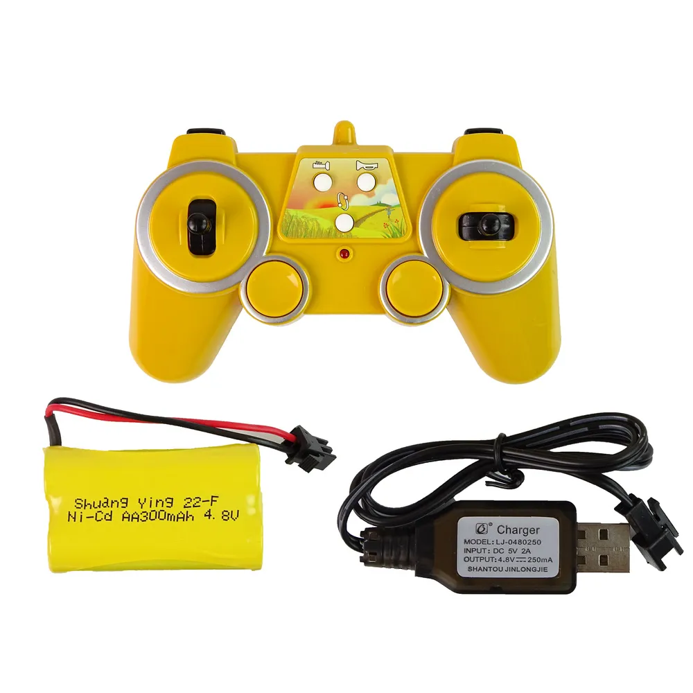 Widok na realistyczną kabinę traktora JCB z detalami sterowania