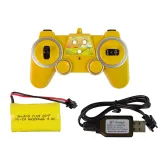 Widok na realistyczną kabinę traktora JCB z detalami sterowania