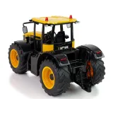 Duże koła z bieżnikiem traktora JCB RC na parkiecie