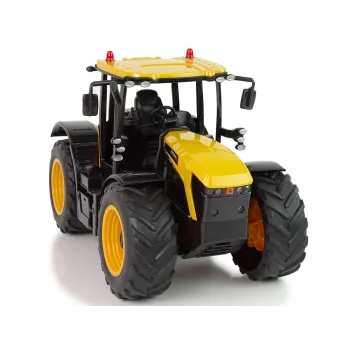 Pilot do traktora JCB RC 2,4GHz obok pojazdu