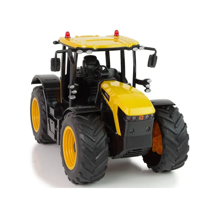 Pilot do traktora JCB RC 2,4GHz obok pojazdu