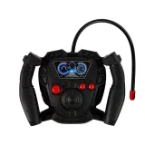 Detail kabiny traktora z realistycznym wnętrzem