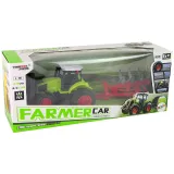 Opakowanie traktora zdalnie sterowanego w kolorze zielonym i białym