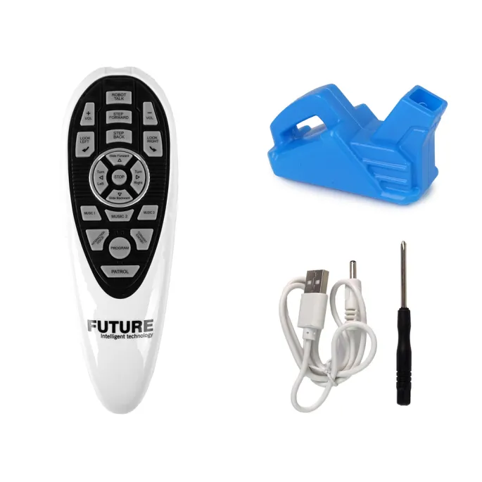 Robot edukacyjny z efektami dźwiękowymi i światłami LED