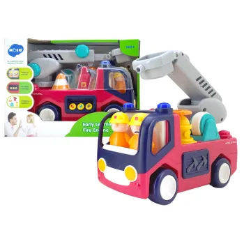 Zabawka edukacyjna straż pożarna świecąca i grająca dla dzieci