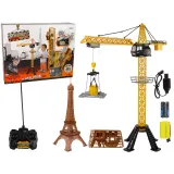 Wysoki dźwig żuraw budowlany 90 cm sterowany pilotem R/C dla dzieci