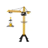 Dźwig zabawka z funkcją podnoszenia i obracania z pilotem R/C