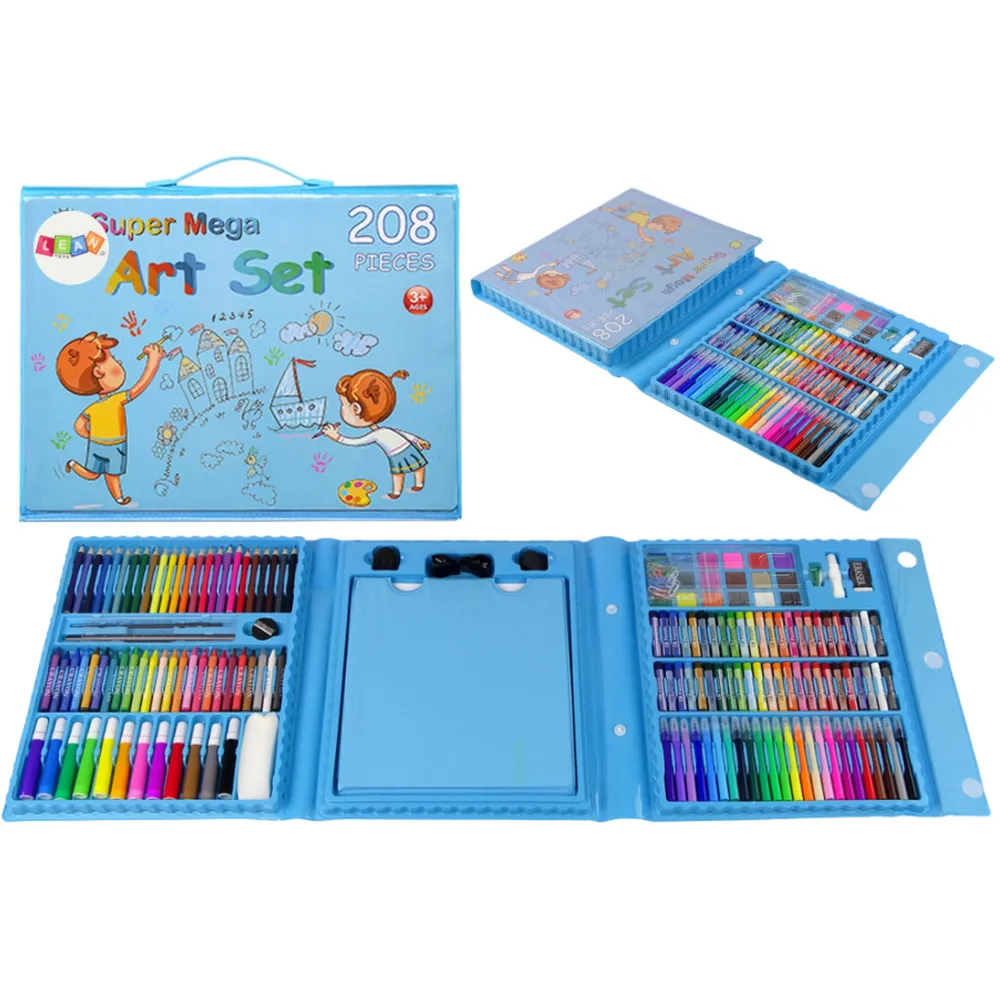 Zestaw Artystyczny Do Malowania XXL Walizka 208 elementów